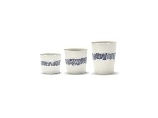 Serax - Ottolenghi - KOFFIEKOP WIT STRIPES BLAUW FEAST