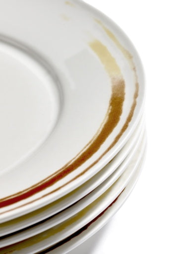 Serax - Luc Tuymans - BORDEN SET/5 WIT PLATES BY LUC TUYMANS