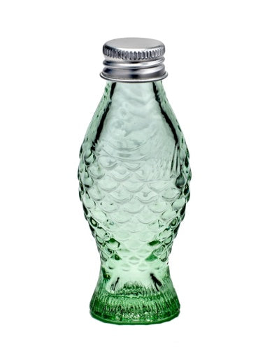 BOTTLE WITH STOPPER GREEN FISH & FISH