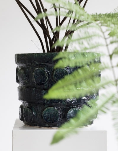 Serax - Bela Silva - SIERPOT L BLAUW GROEN LOOK AT ME