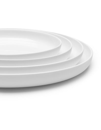 Serax - Piet Boon - HOOG BORD GEGLAZUURD L WIT BASE