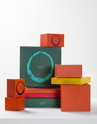 Serax - Ottolenghi - BORD S ZWART PAPRIKA WIT FEAST