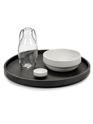Serax - Vincent Van Duysen - DIENBLAD ROND ZWART PASSE-PARTOUT