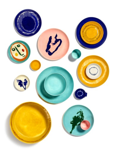 Serax - Ottolenghi - SCHOTEL S WIT STRIPES BLAUW FEAST