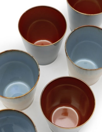 Serax - Anita Le Grelle - CONISCHE BEKER M MISTY GREY/SMOKY BLUE
