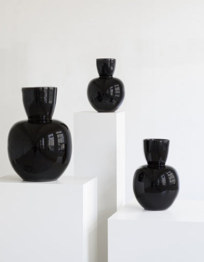 Serax - Pascale Naessens - VAAS L BRUIN ZWART PURE