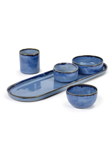 Serax - Anita Le Grelle - OVAAL BORD BLUE