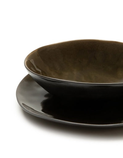 OVAL BOWL GREY PURE