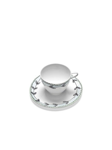 Serax - Marni - KOFFIEKOP HOOG + SCHOTEL BLOSSOM MILK MF