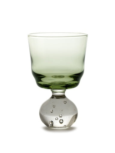 Serax - Bela Silva - GLAS OP VOET S GROEN ETERNAL SNOW