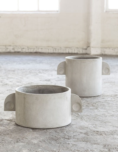 Serax - Marie Michielssen - SIERPOT ART DECO ROND GRIJS