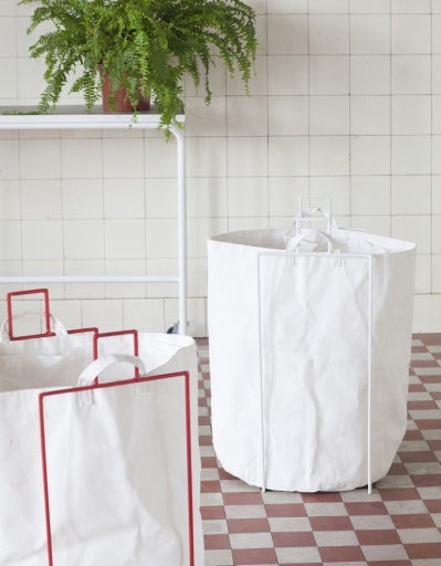 LAUNDRYHOLDER + BAG WHITE