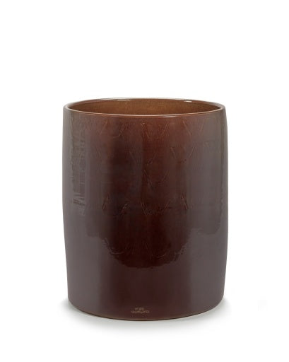 Serax - Vincent Van Duysen - SIERPOT 08 BRUIN VASO
