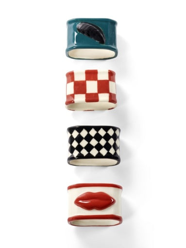 Serax Wouters & Hendrix - SERVIETRINGEN ASS/4 MIX