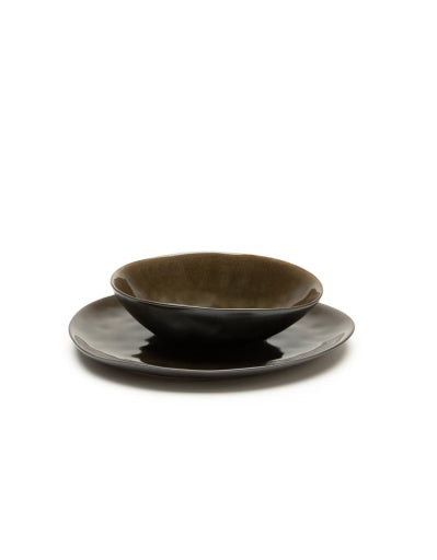 OVAL BOWL GREY PURE