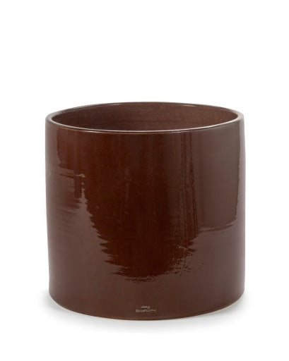 Serax - Vincent Van Duysen - SIERPOT 04 BRUIN VASO