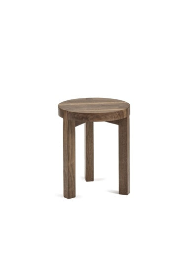 STOOL WALNUT SOLID