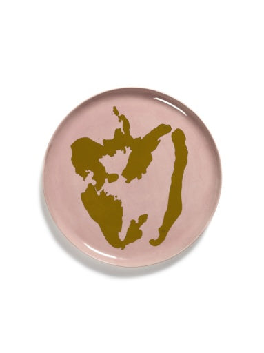 Serax - Ottolenghi - SERVEERBORD ROZE PAPRIKA GOUD FEAST