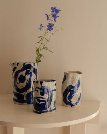 Serax - Marie Michielssen - VAAS L BLAUW SOPHIA