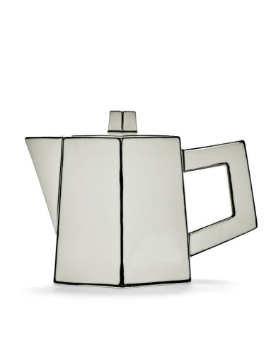 Serax - Annebet Philips - THEEPOT WIT/ZWART CARTE BLANCHE