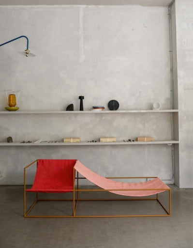 DUO SEAT MUSTARD ROOD ROZE