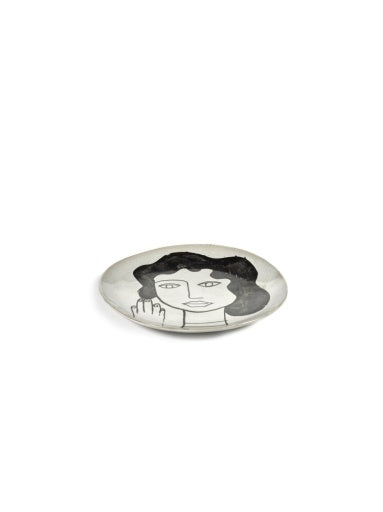Serax - Marie Michielssen - BORD M OFF WHITE - BLACK LA MÈRE