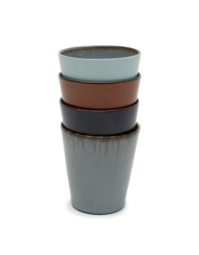 Serax - Anita Le Grelle - CONISCHE BEKER M MISTY GREY/SMOKY BLUE