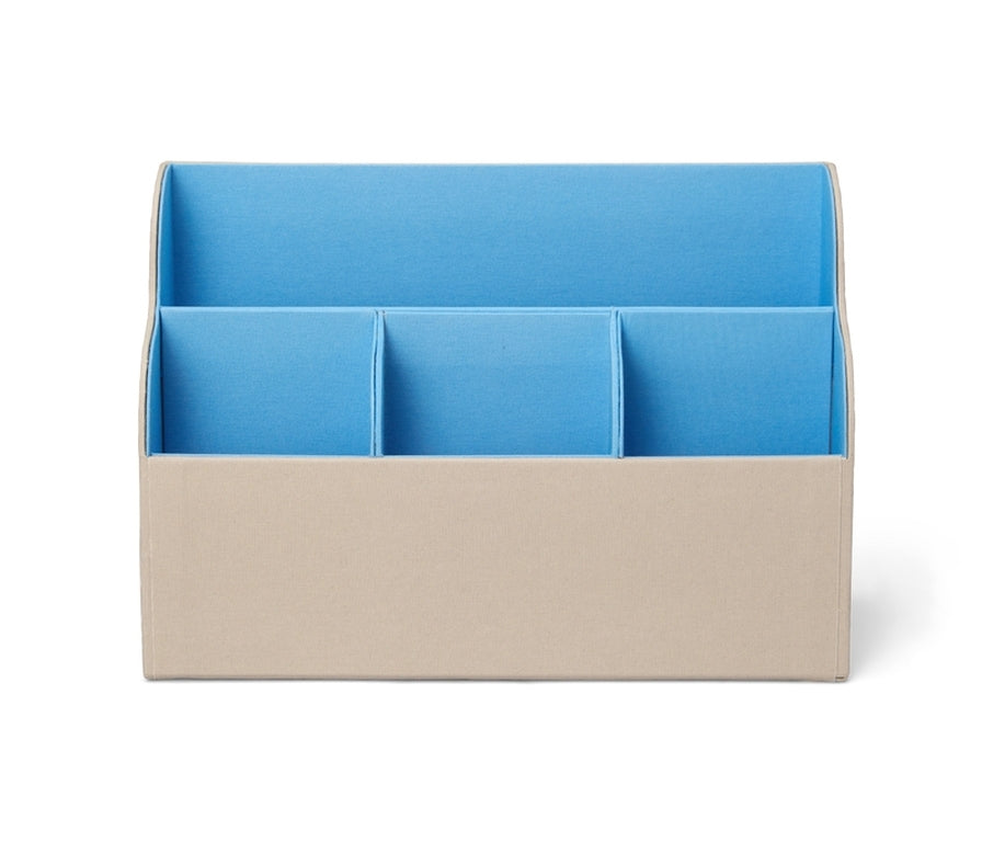 Printworks Bureau Organizer - Beige/Blauw