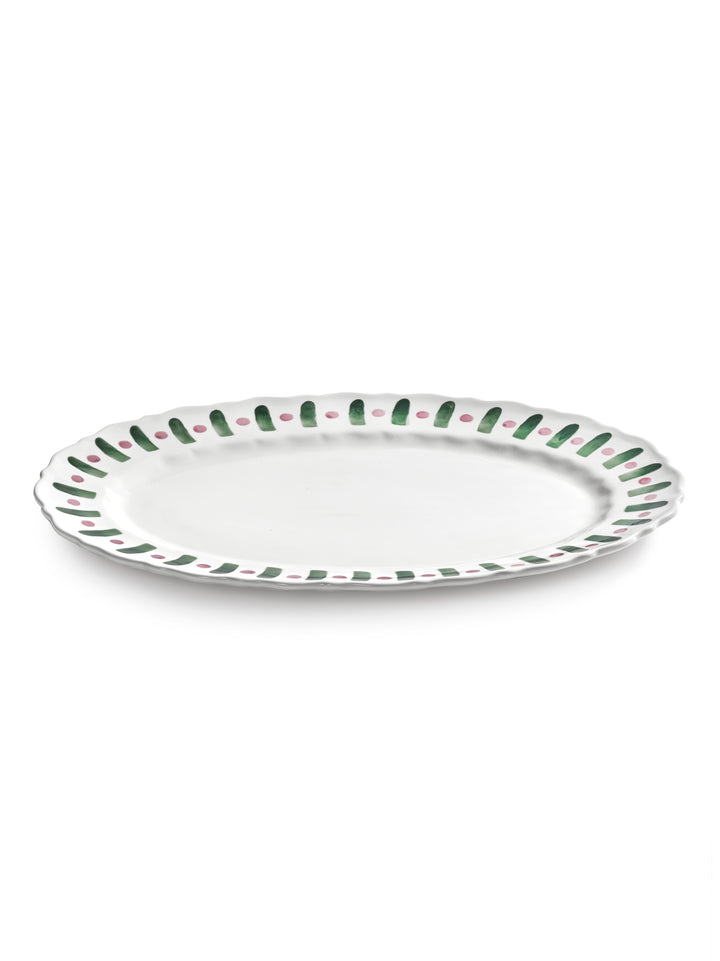 Serax - Marie Michielssen - Serveerbord Paars Groen Ovaal Charly