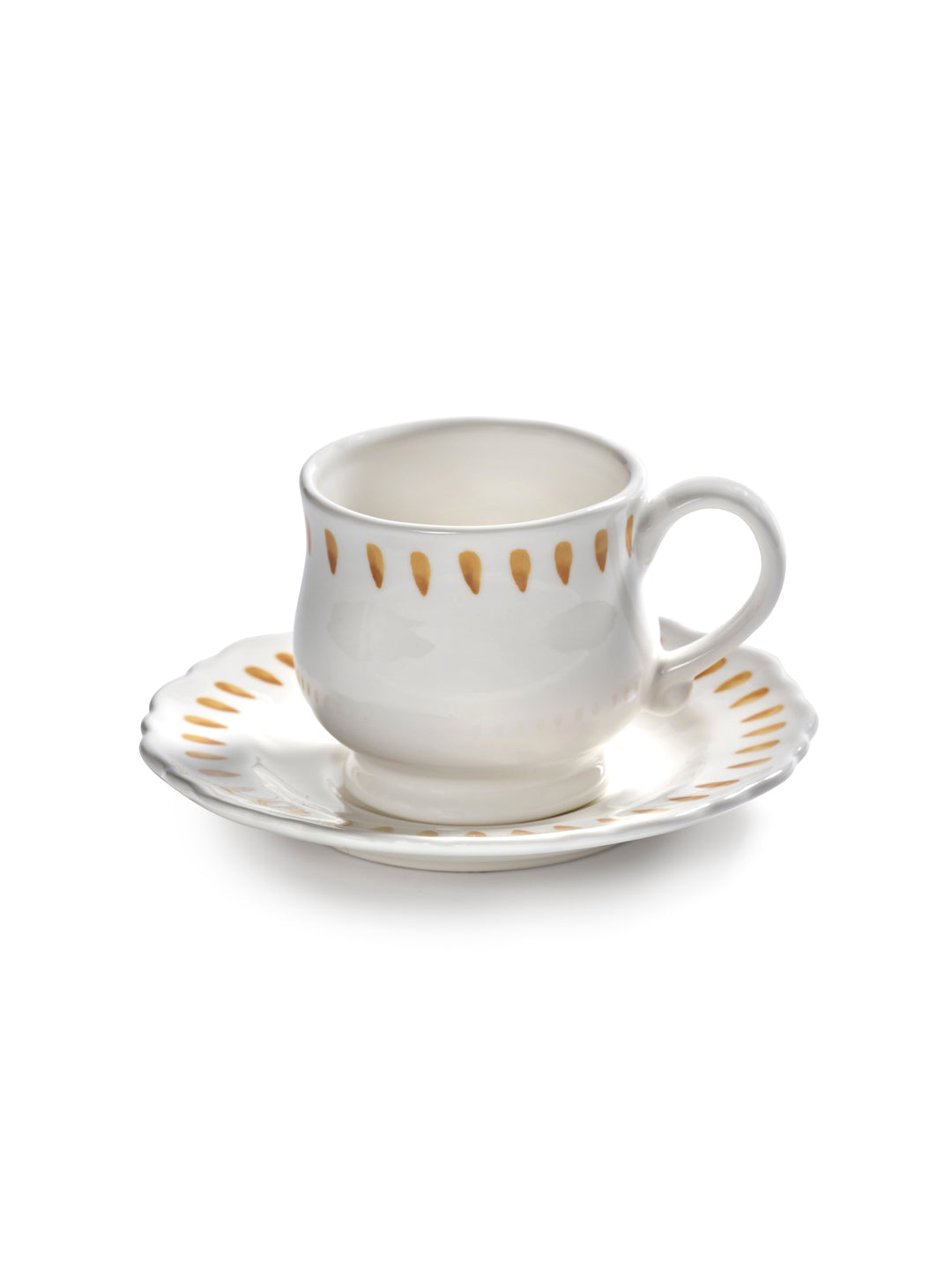 Serax - Marie Michielssen - Cappuccinokop Geel + Saucer Charly