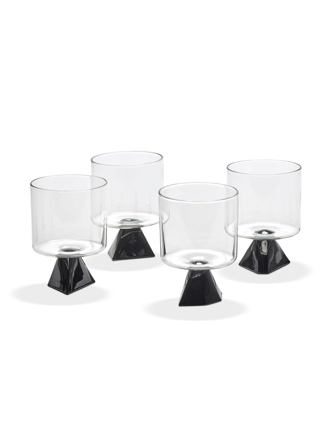 Serax - Plan C - Glas Zwart Silos - Set van 4