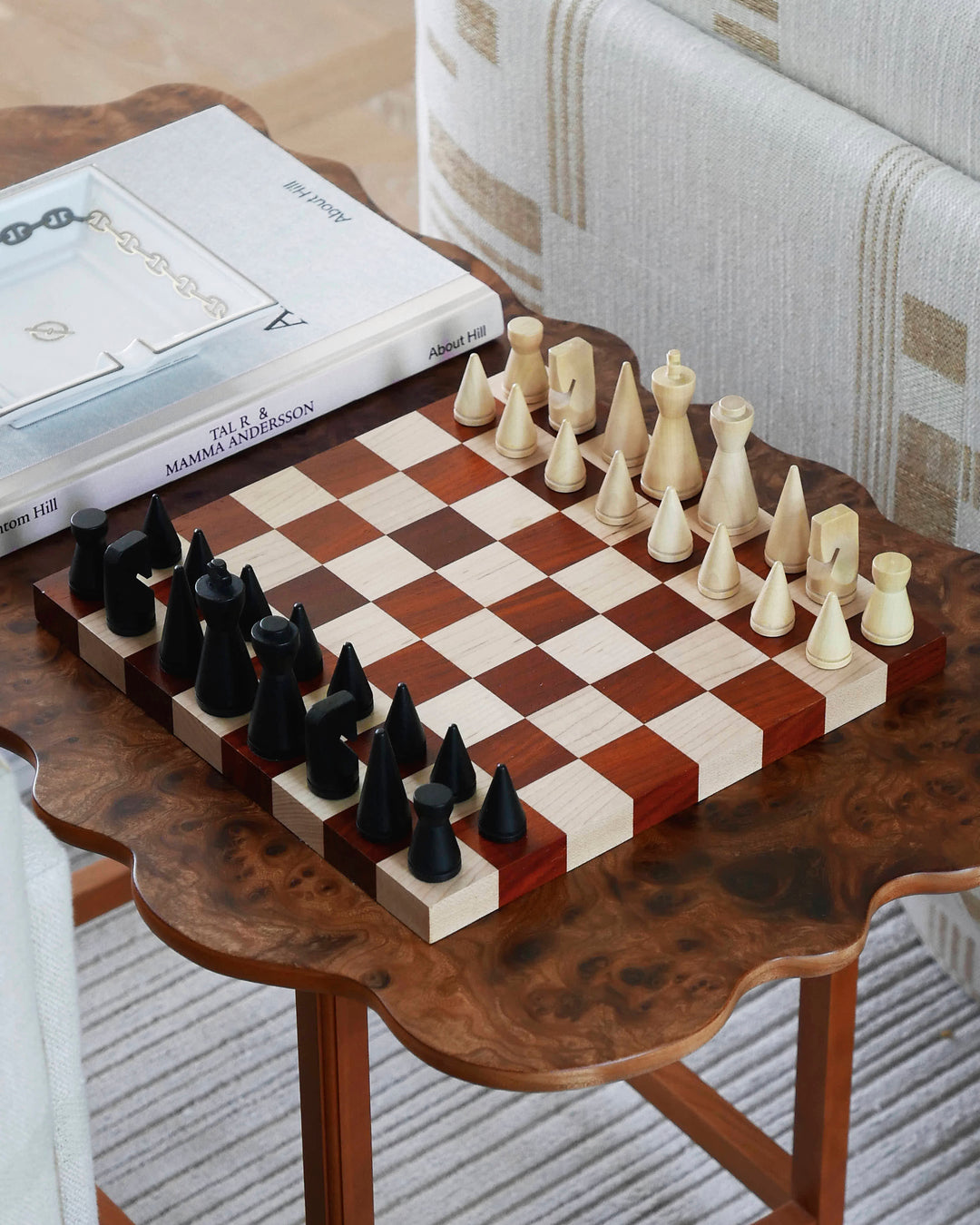 Printworks - Spel - Chess Wood - The Modernist