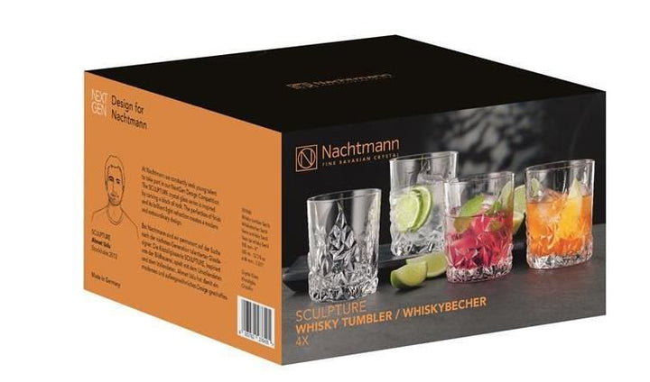 Nachtmann - Sculpture whiskyglas 365 ml set van 4