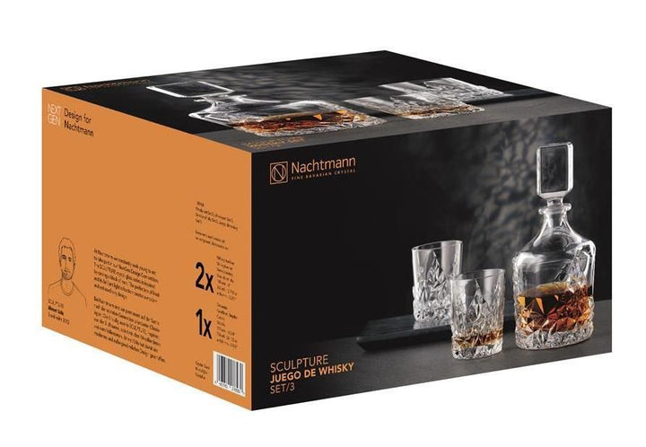 Nachtmann - Sculpture whiskyset 3-delig