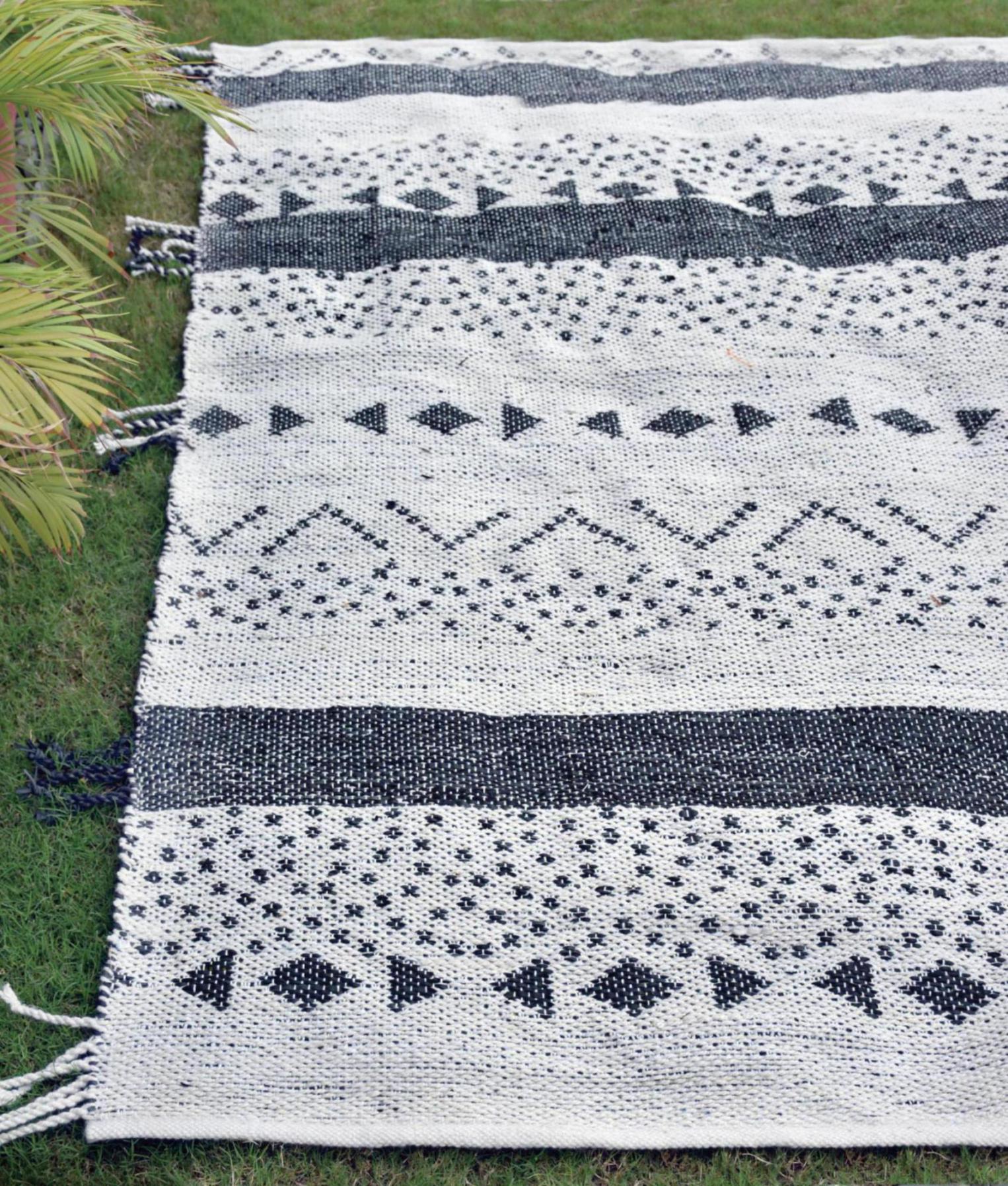 Callista tapijt Blanc/Noir 120 X 180