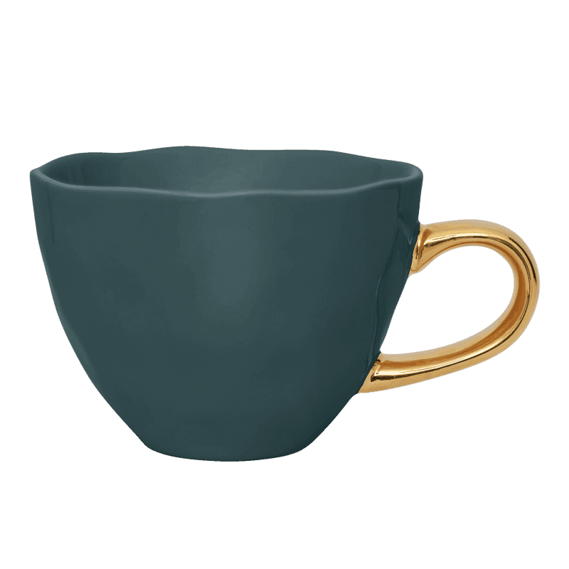 Good Morning Kopje Cappuccino / Tea Ø11 cm - Blue Green