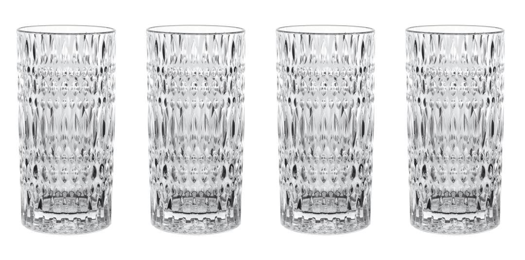 Nachtmann - Ethno longdrinkglas 434 ml, set van 4