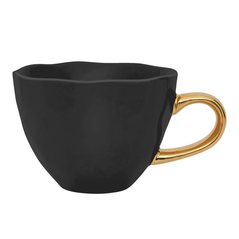 Good Morning Kopje Cappuccino / Tea Ø11 cm - Black