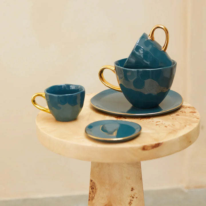 Urban Nature Culture | Good Morning bord Ø9 cm - Blue Green