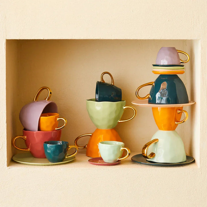Urban Nature Culture | Good Morning bord Ø9 cm - Blue Green