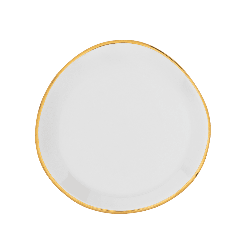Good Morning bord Ø9 cm - White