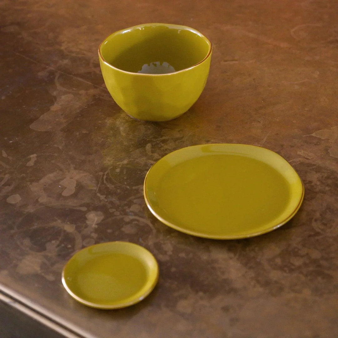Urban Nature Culture | Good Morning kom Ø14 cm - Amber Green