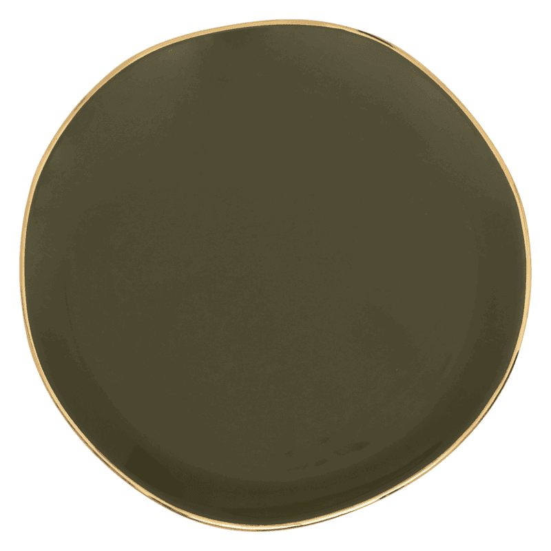 Urban Nature Culture | Good Morning bord Ø17 cm - Fir Green