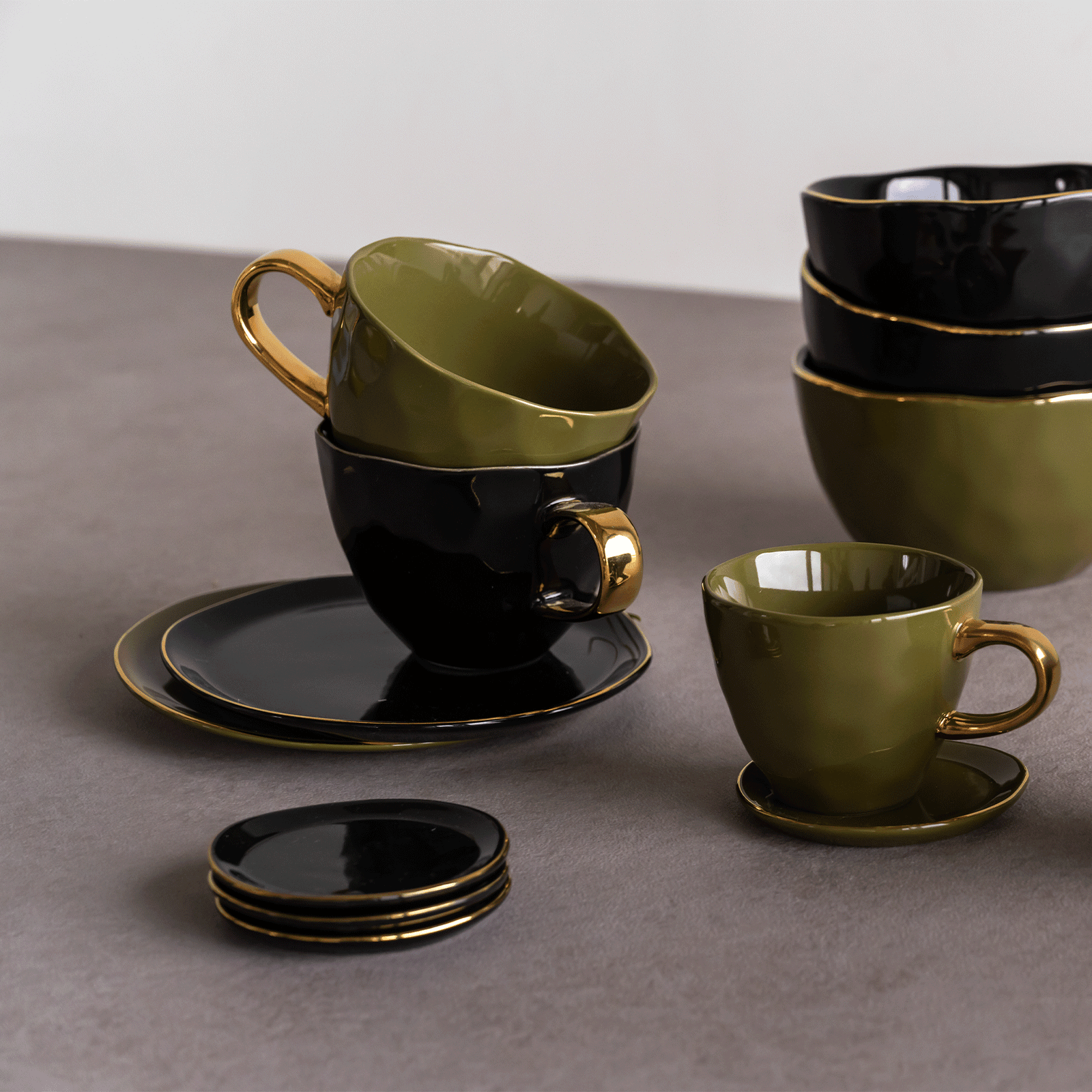 Urban Nature Culture | Good Morning bord Ø9 cm - Black
