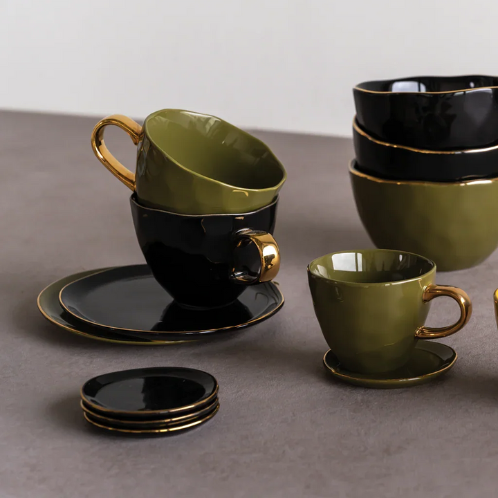 Urban Nature Culture | Good Morning bord Ø17 cm - Black