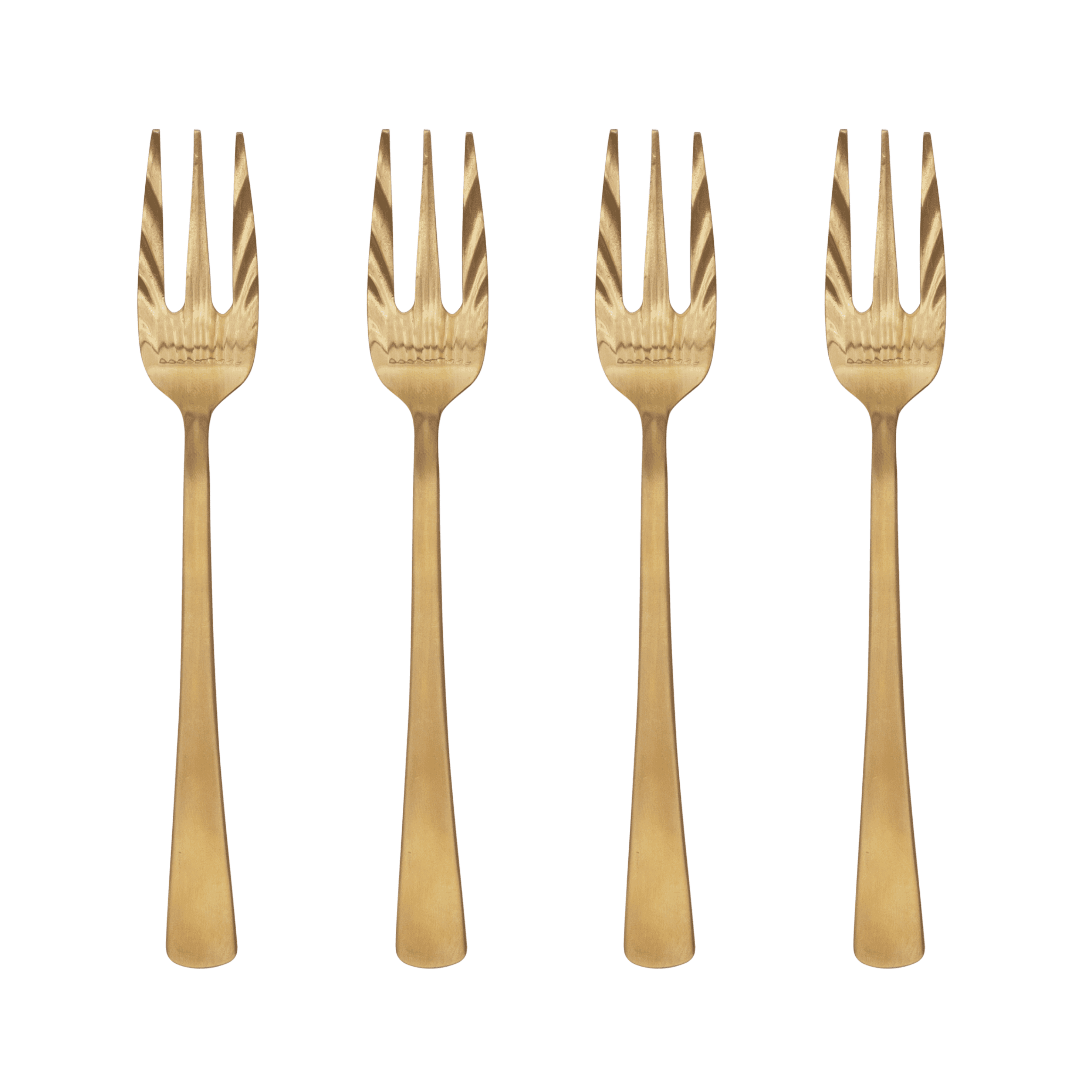 Urban Nature Culture | Vork goud set van 4 in cadeauverpakking