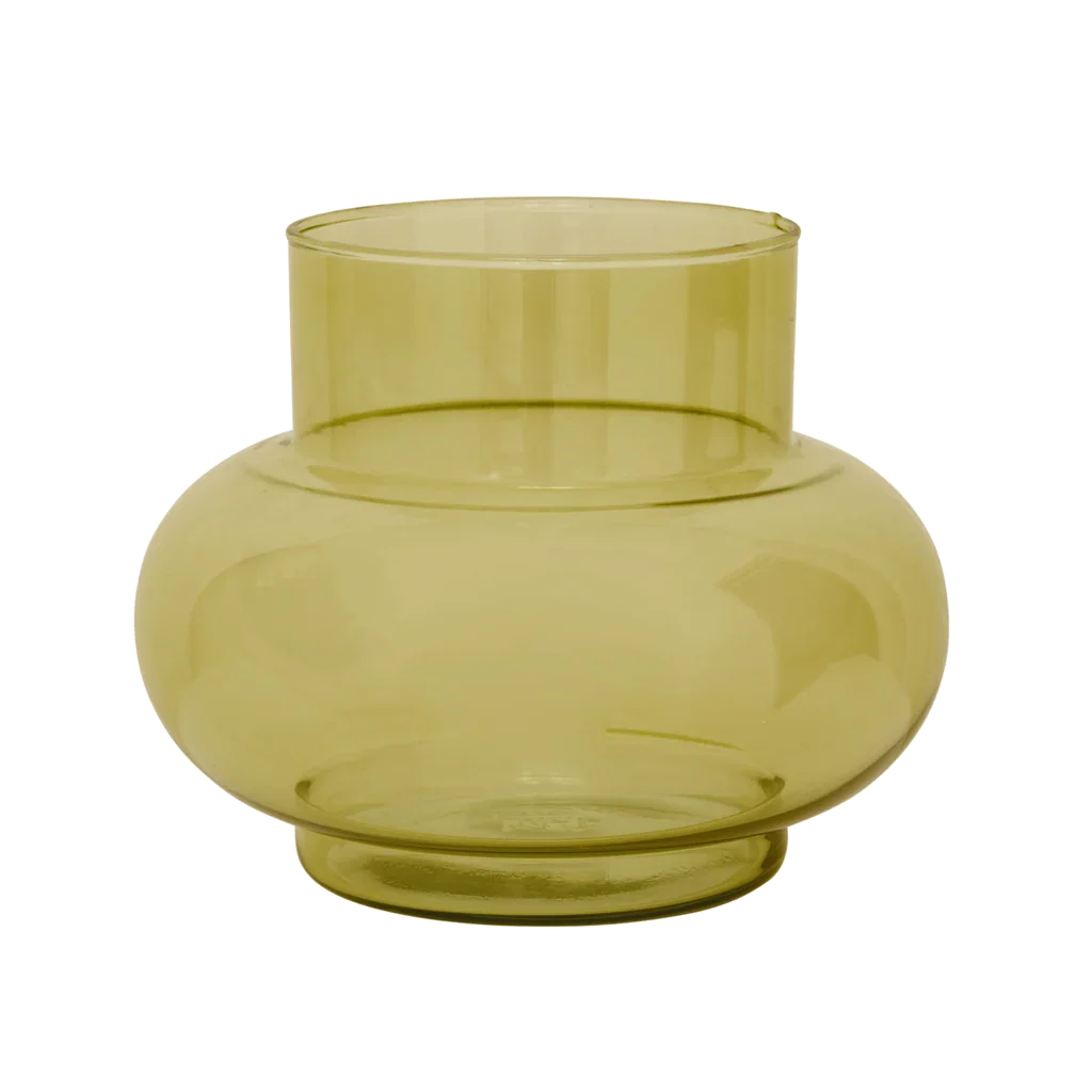 Urban Nature Culture | Vaas gerecycled glas Tummy B Olive