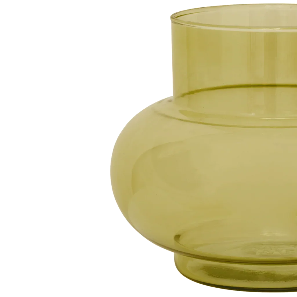 Urban Nature Culture | Vaas gerecycled glas Tummy B Olive