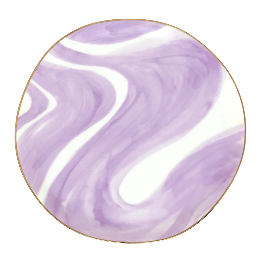 Urban Nature Culture | Good Morning bord Ø17 cm - Emerald Violet