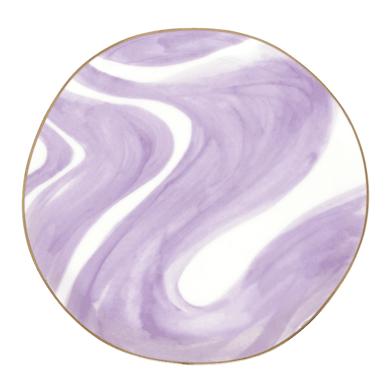 Urban Nature Culture | Good Morning bord Ø17 cm - Emerald Violet